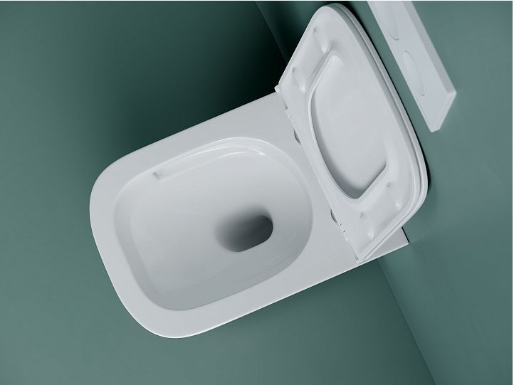 Подвесной унитаз CERAMICANOVA Union Торнадо безободковый CN4009T