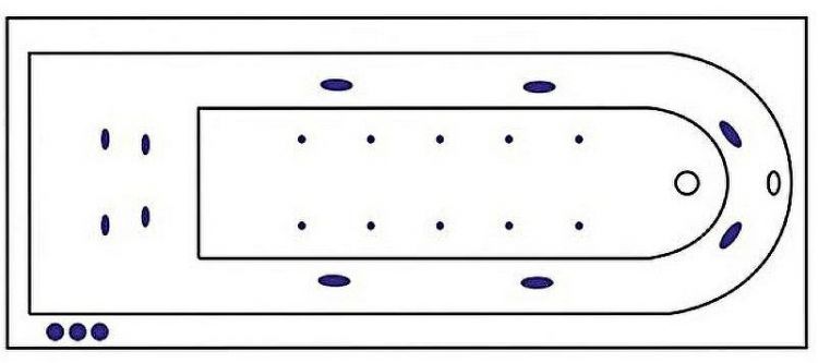 Акриловая ванна Excellent Aurum Slim 170x70 WAEX.AUR17S.LUX.CR с гидромассажем Акриловая ванна Excellent Aurum Slim 170x70 WAEX.AUR17S.LUX.CR с гидромассажем
