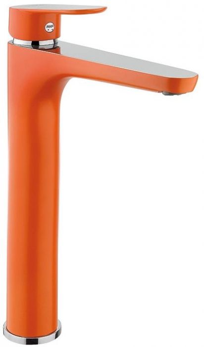 Смеситель для раковины Fiore Kevon Chic 81OX8119 цвет Хром Оранжевый