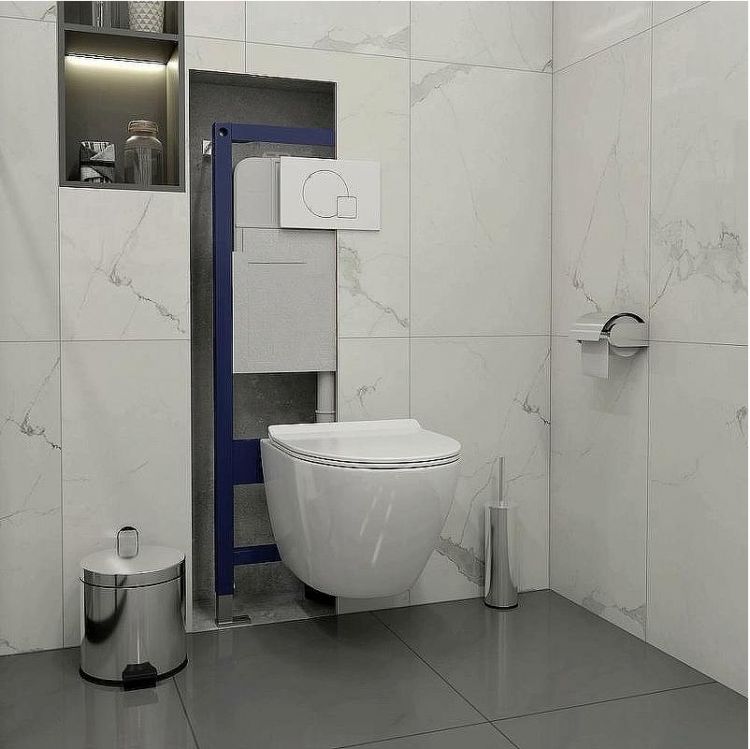 Клавиша смыва Maretti Elio AC12EL-740 Белая матовая