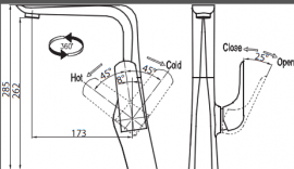 Смеситель для кухни BELBAGNO Nota NOT-LAM-CRM