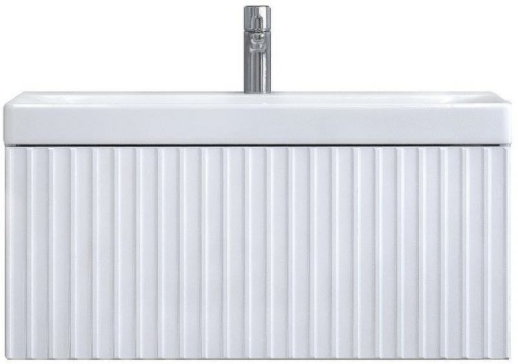 Тумба под раковину Velvex Compo 80 tp.COM.9696.80.1Y подвесная Белая глянцевая