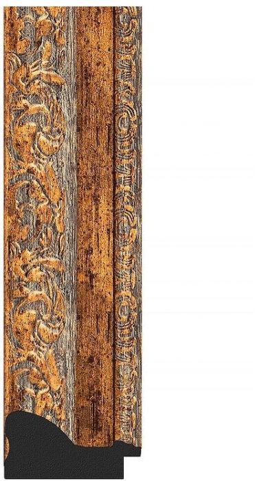 Зеркало Evoform Octagon 70х70 BY 7339 в багетной раме - Виньетка античная бронза 85