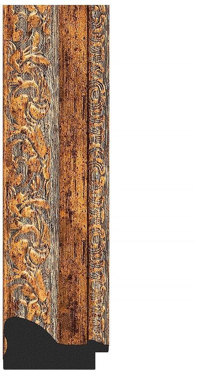 Зеркало Evoform Octagon 70х70 BY 7339 в багетной раме - Виньетка античная бронза 85