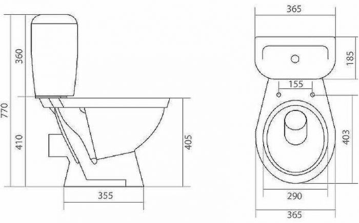 Унитаз компакт Santek Паллада 1WH302376 с бачком и сиденьем