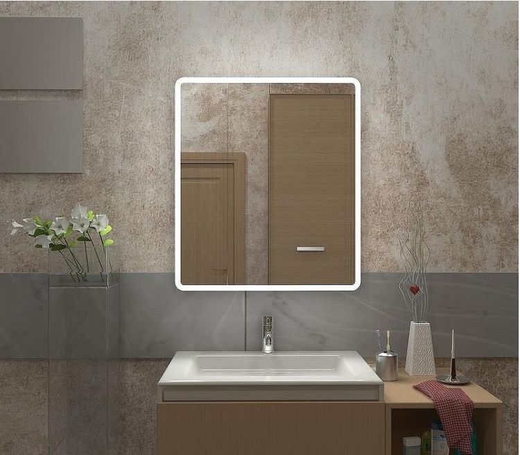 Зеркальный шкаф Континент Emotion LED 70 МВК029 с подсветкой Белый