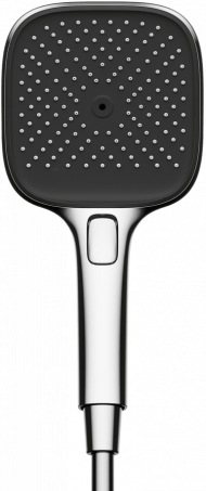 Душевая лейка SANCOS Nok square, кнопочное управление, 125x125 мм, 3 режима, цвет черный матовый, SC6002MB Душевая лейка SANCOS Nok square, кнопочное управление, 125x125 мм, 3 режима, цвет черный матовый, SC6002MB