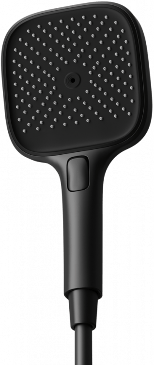 Душевая лейка SANCOS Nok square, кнопочное управление, 125x125 мм, 3 режима, цвет черный матовый, SC6002MB Душевая лейка SANCOS Nok square, кнопочное управление, 125x125 мм, 3 режима, цвет черный матовый, SC6002MB