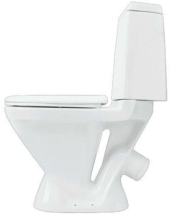 Унитаз Sanita Кама эконом WC.CC/Kama/1-P/WHT.G/S1 Белый