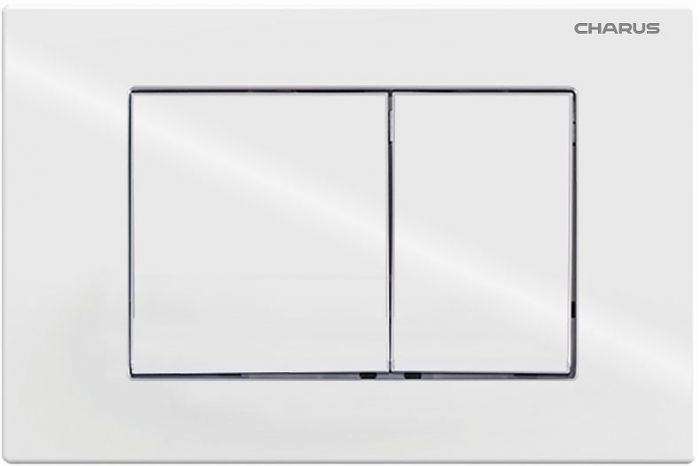 Клавиша смыва Charus Minimalista FP.310.11.01 цвет Белый глянцевый