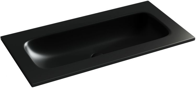 Раковина накладная SANCOS мебельная Grace 910x457x137 мм, без отверстия под смеситель, цвет черный матовый, CN7019MBWx, CN7019MBwx