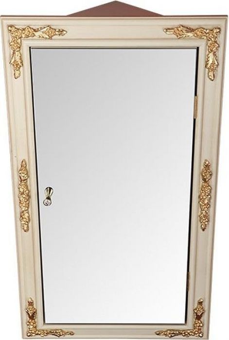Зеркальный шкаф Migliore CDB 45 21839 угловой Слоновая кость Золото