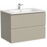 Тумба подвесная SANCOS Snob R 690х445х500, c двумя ящиками оснащенными доводчиками, Beige Soft ,SNR70CE