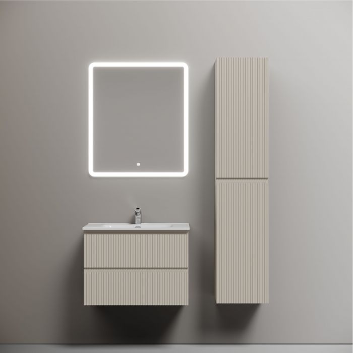 Тумба подвесная SANCOS Snob R 690х445х500, c двумя ящиками оснащенными доводчиками, Beige Soft ,SNR70CE