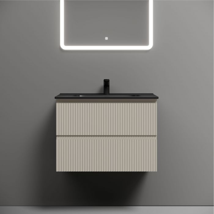 Тумба подвесная SANCOS Snob R 690х445х500, c двумя ящиками оснащенными доводчиками, Beige Soft ,SNR70CE