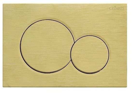 Клавиша смыва Cezares Stylus STYLUS-BTN-BORO цвет Золото Сталь