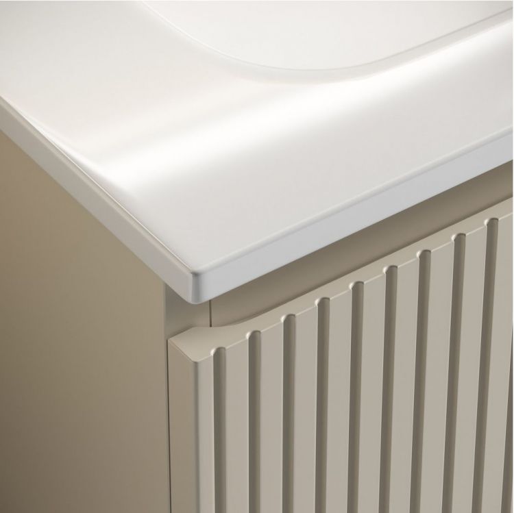 Тумба подвесная SANCOS под раковину Snob T, Beige Soft 1195х445х500, SNT120CE