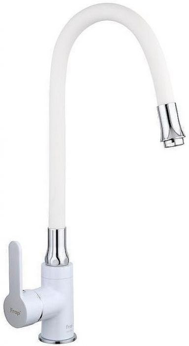 Смеситель для кухни Frap H41 F4041 Белый Хром