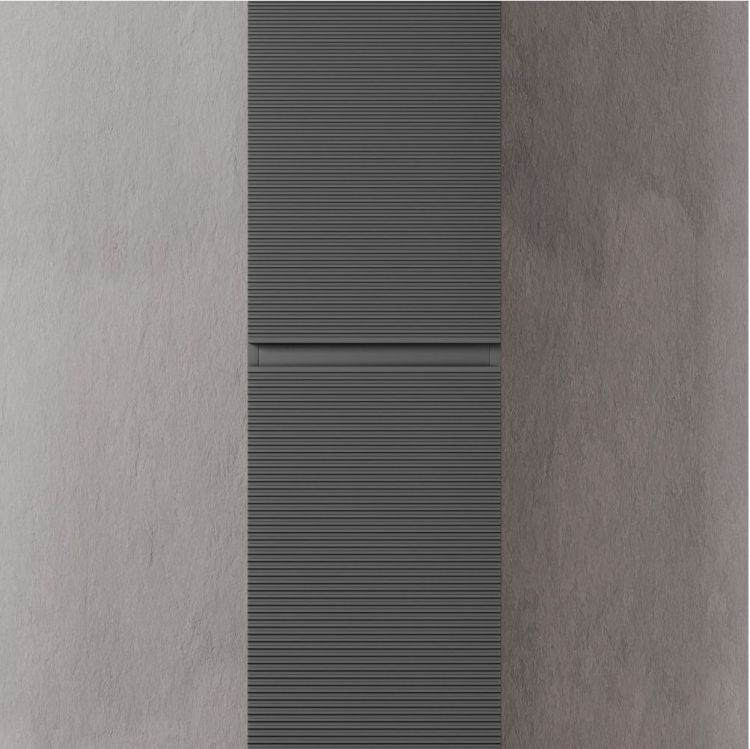 Шкаф-пенал SANCOS Folk подвесной, Grey soft 350х350х1650 мм, PFL35GS