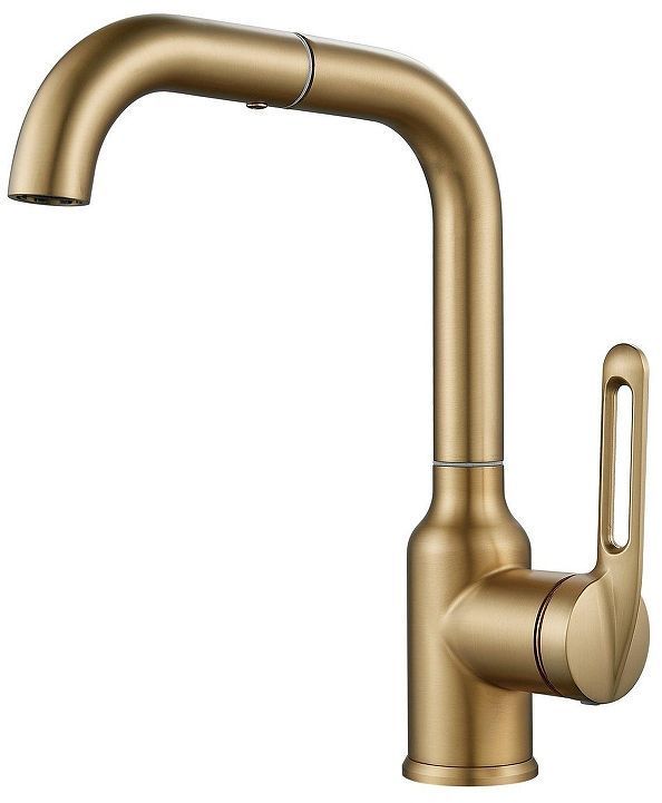 Смеситель для раковины Raffine F201G цвет Золотой сатин Смеситель для раковины Raffine F201G цвет Золотой сатин