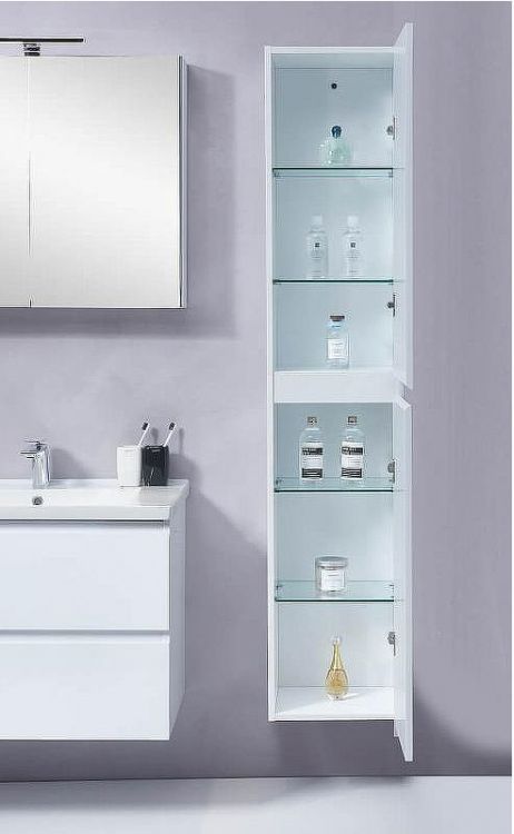 Шкаф пенал Orans BC-4023W 35 4023wuv005 Белый глянец Шкаф пенал Orans BC-4023W 35 4023wuv005 Белый глянец