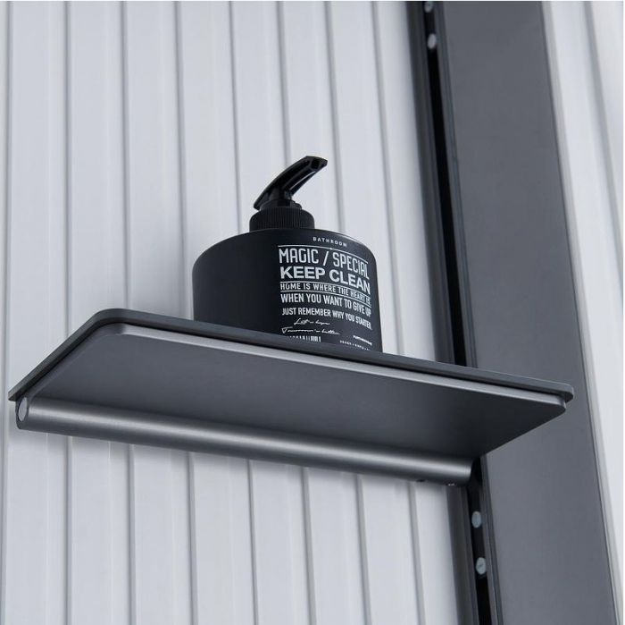 Душевая система Black&White Gravity GH-9005-GM 9005GM с термостатом цвет Gun Metal
