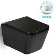 Унитаз SantiLine SL-5004MB подвесной с сиденьем Микролифт