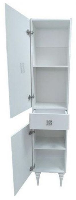 Шкаф пенал Comforty Монако 40 L 00004140124 Белый глянец