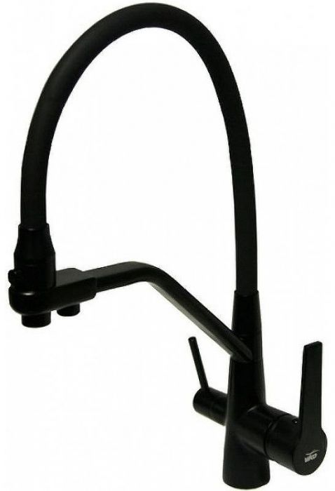 Смеситель для кухни Viko V-5502 Черный матовый