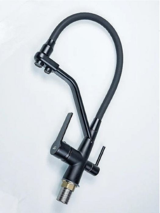 Смеситель для кухни Viko V-5502 Черный матовый