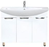 Тумба с раковиной Misty Лаванда 105 УТ000000071 Белая