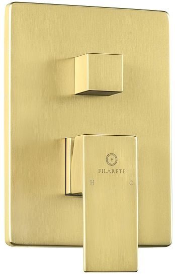 Душевая система FILARETE Fing FL1042MG цвет Золото матовое Душевая система FILARETE Fing FL1042MG цвет Золото матовое