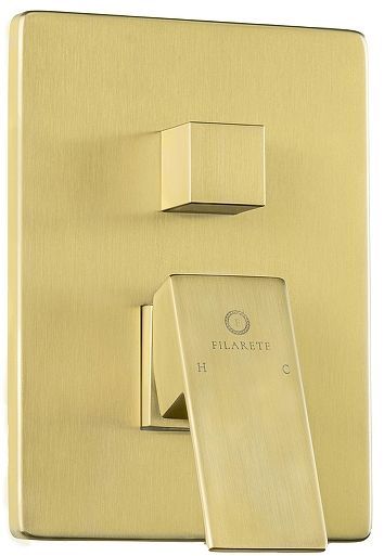 Душевая система FILARETE Fing FL1042MG цвет Золото матовое Душевая система FILARETE Fing FL1042MG цвет Золото матовое