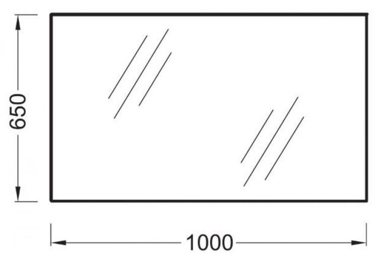 Зеркало 100х65 Jacob Delafon Ola EB1099-RU 100 см Зеркало 100х65 Jacob Delafon Ola EB1099-RU 100 см
