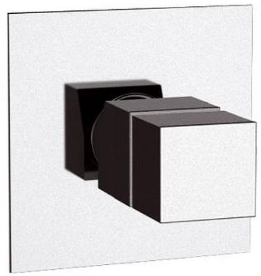 Смеситель для ванны Remer Qubica Thermo QT30 с термостатом Хром