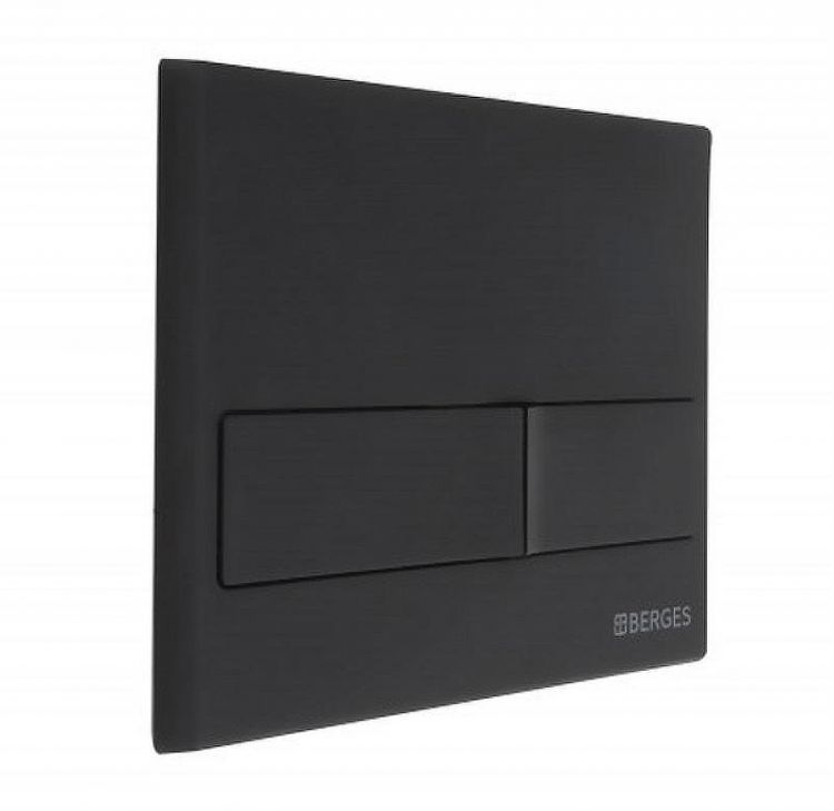 Комплект унитаза Owl 1975 Vind Cirkel-H OWLT190305 с инсталляцией Berges Wasserhaus Novum L5 040215 с сиденьем Микролифт и Черной матовой клавишей смыва