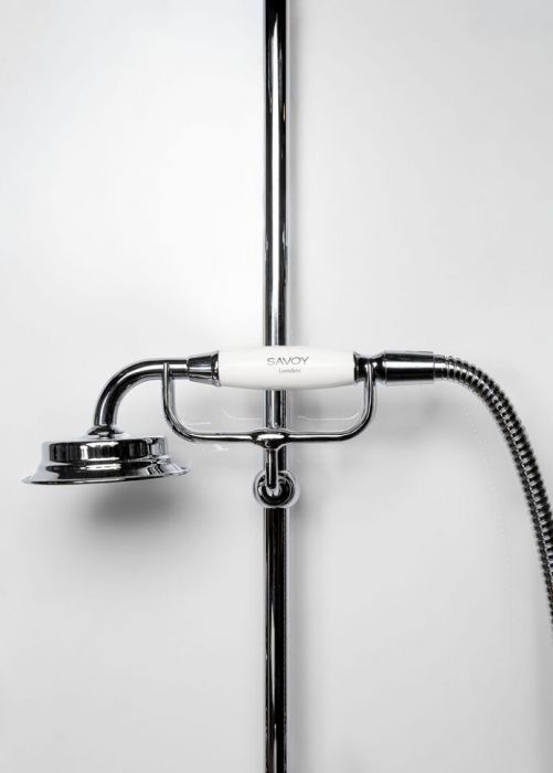Душевая система с темостатом Burlington SAVOY SV3S BNKL, никель