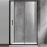 Душевой уголок Azario Milton 120х80 AZ-ND1131-R 1200 профиль Черный стекло прозрачное