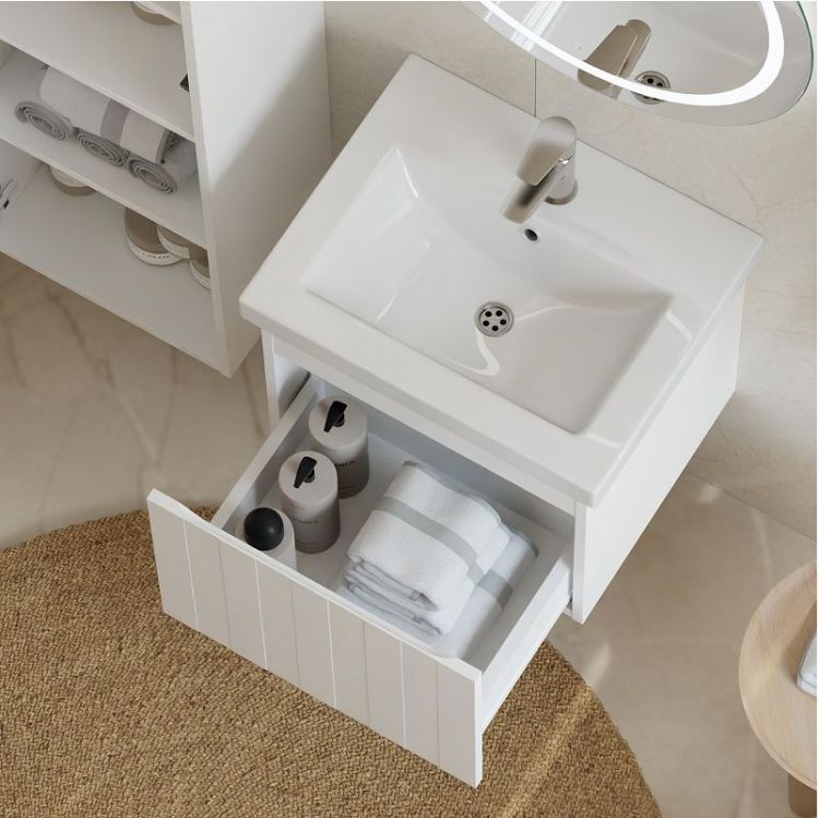 Тумба под раковину Vigo Finlay 50 330 подвесная цвет Белый