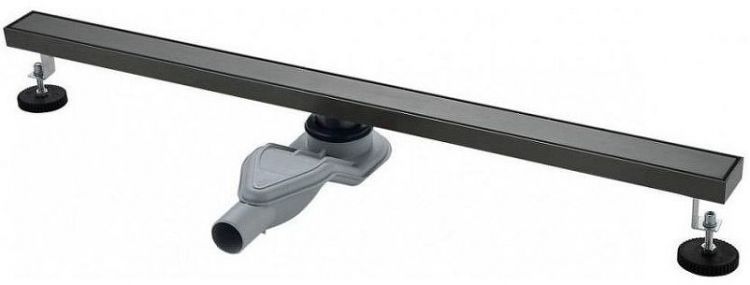 Душевой лоток Grocenberg 80 T800BG с решеткой Графит / под плитку