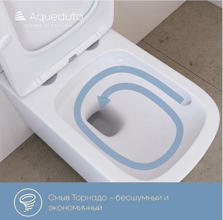 Унитаз Aqueduto Macio Plus MACT0210 подвесной Белый глянцевый с сиденьем Микролифт Унитаз Aqueduto Macio Plus MACT0210 подвесной Белый глянцевый с сиденьем Микролифт