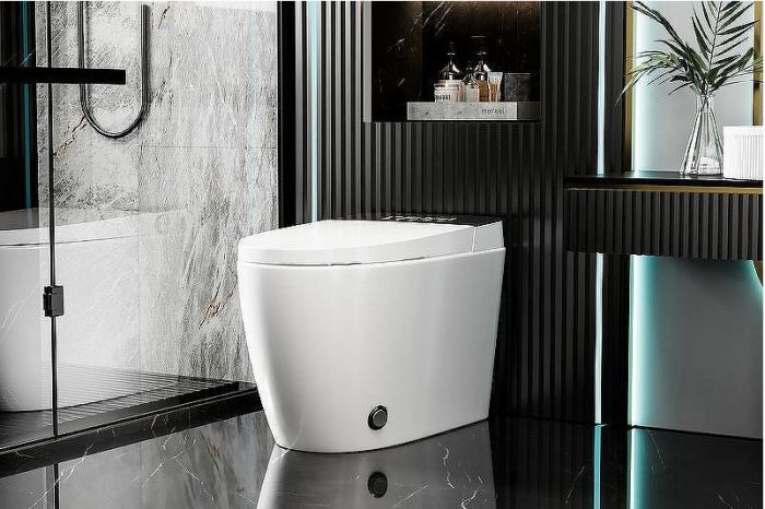 Унитаз биде Abber Bequem AC1116S приставной с сиденьем Микролифт