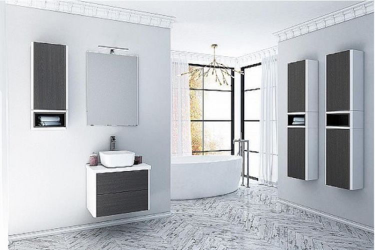 Полка Aquaton Брук 30 1A202603BCDF0 Дуб ферр