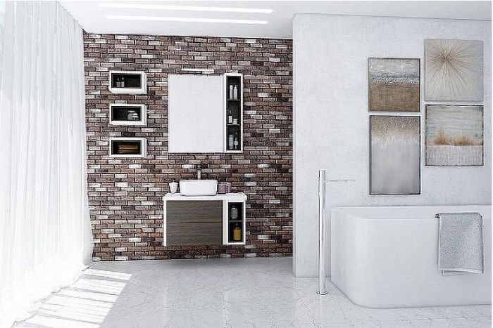 Полка Aquaton Брук 30 1A202603BCDF0 Дуб ферр