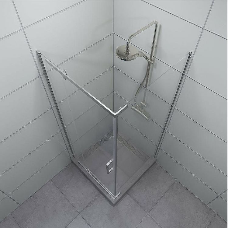 Душевой уголок Triton Терра-Хром 90х90 Щ0000053609 профиль Хром стекло прозрачное