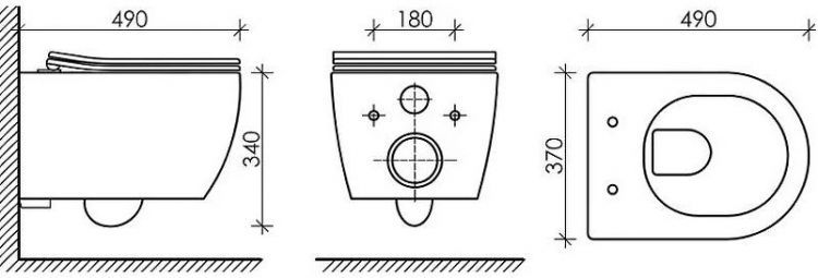 Комплект унитаза Ceramicanova Play CN3001 с инсталляцией Charus City CR.200.21.01 с сиденьем Микролифт и клавишей смыва Хром глянцевый Комплект унитаза Ceramicanova Play CN3001 с инсталляцией Charus City CR.200.21.01 с сиденьем Микролифт и клавишей смыва Хром глянцевый