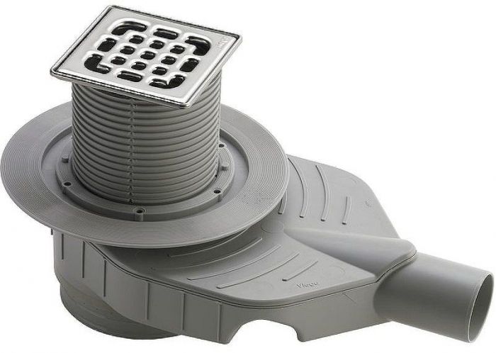 Душевой трап Viega Advantix Top 669201 с решеткой Нержавеющая сталь