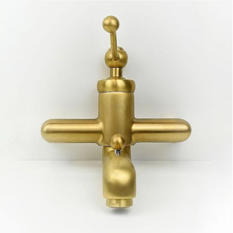 Смеситель для ванны Paini Duomo 88PJ105 Золото матовое