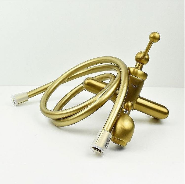 Смеситель для ванны Paini Duomo 88PJ105 Золото матовое