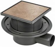 Душевой трап Bettoserb 13000088B с решеткой под плитку